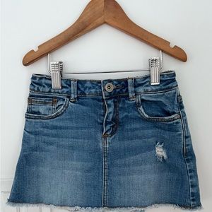 Zara Mini Skirt Denim